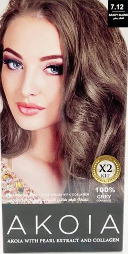 AKOiA Collagen Rich Hair Color Sandy Blonde 7.12