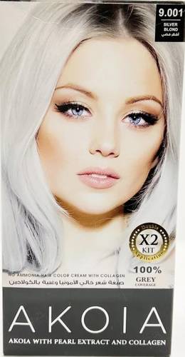 Akoia Collagen Rich Hair Dye Silver Blonde 9.001
