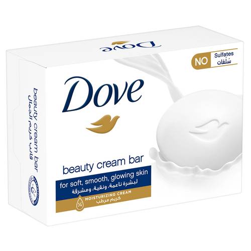 Dove Beauty Cream Bar Soap for soft, clear and radiant skin - 125 gm