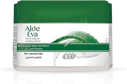 Eva Aloe Vera Hair Cream strengthens your hair while giving it a sleek look. Enriched with natural aloe vera extract.