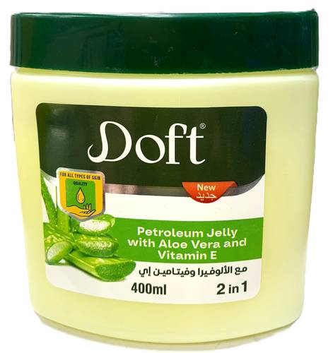 Doft Jelly with Aloe Vera and Vitamin E Moisturizing Skin - 400 ml
