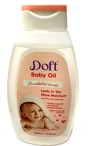 Doft baby oil provides the necessary nutrition for the baby and prevents dryness - 400 ml