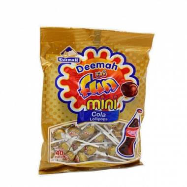 Dima Cola Flavored Bubble Gum Lollipop 350g