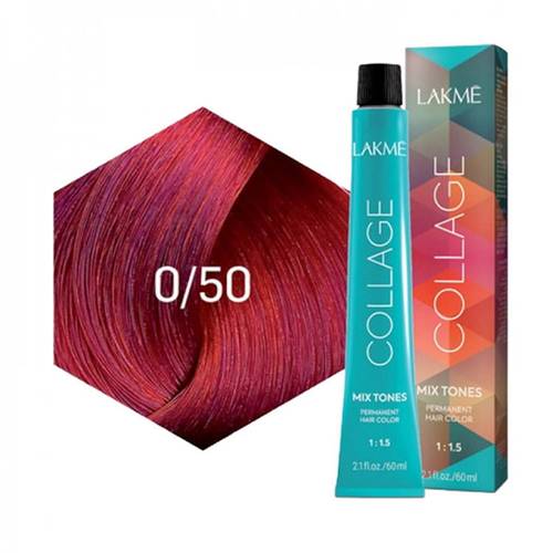 Lakme Collage Mixtones Hair Dye No. 0/50 Red 60ml