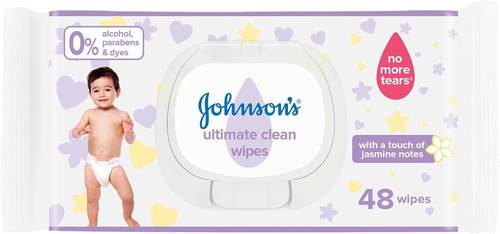 Johnson's Ideal Hygiene Baby Wipes - 48 Wipes
