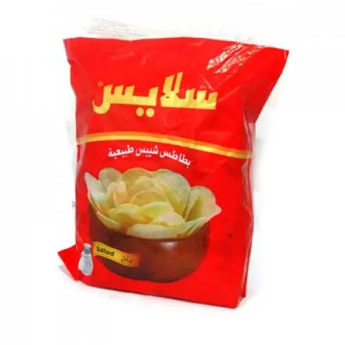 Slices Potato Chips with Salt Bag 20 pieces * 12 g