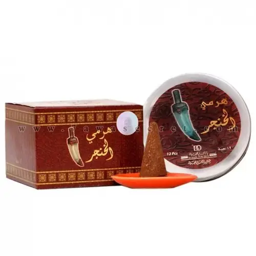 Bakhour Pyramid Dagger from Banafa for Oud, 12 pieces