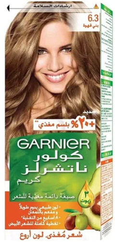 Garnier Color Naturals Hair Dye Cream No. 6.3 Coffee Brown