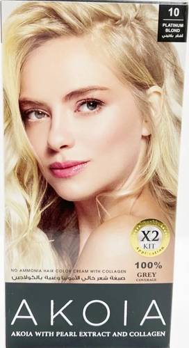 Akoia Collagen Dye Rich Hair  Platinum Blonde No. 10