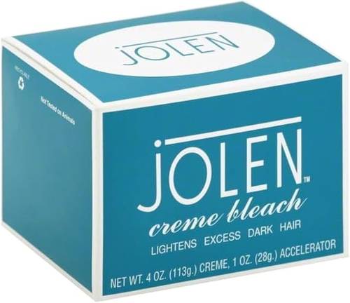 Jolen Bleaching Cream Lightens Extra Dark Hair 113g Cream + 28g Accelerator
