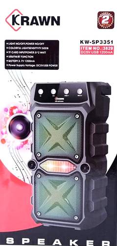 KRAWN Bluetooth Speaker Model KW-SP3351