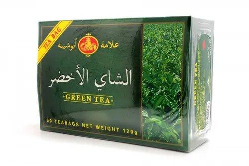 شاي الاخضر علامة ابو شيبة 25 ظرف