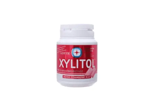 Lotte Xylitol Strawberry Mint Sugar-Free Gum 58g