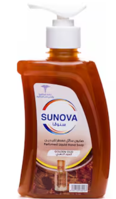Sunova Hand Wash with Golden Oud Scent - 330ml