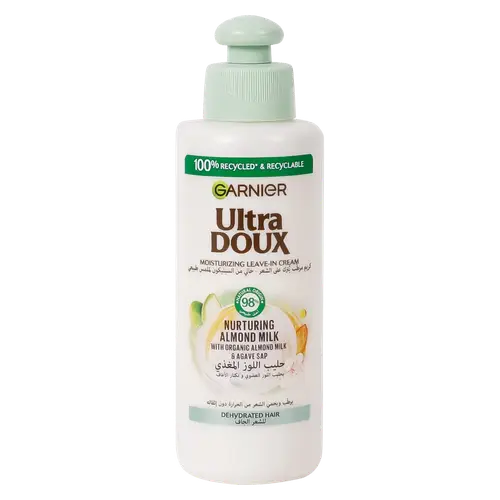 Garnier Ultra Doux Nourishing Almond Milk Moisturizing Cream for Dry Hair 200ml
