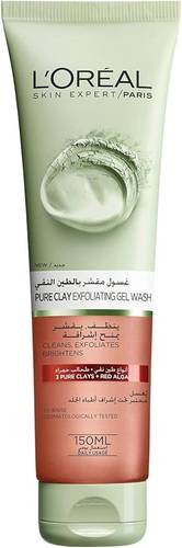 L'Oréal Paris Pure Clay & Red Algae Exfoliating Wash - 150ml