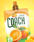 Coach Orange Flavored Drink 180ml