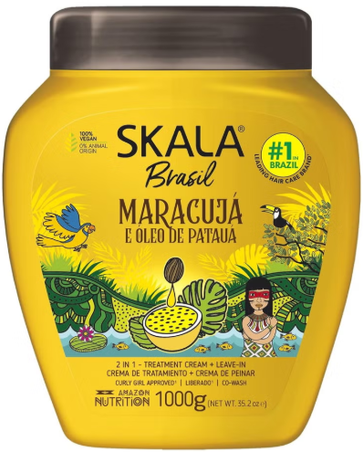 Skala Brasil Maracuja e Olio de Pataua Hair Treatment Cream, 1000g