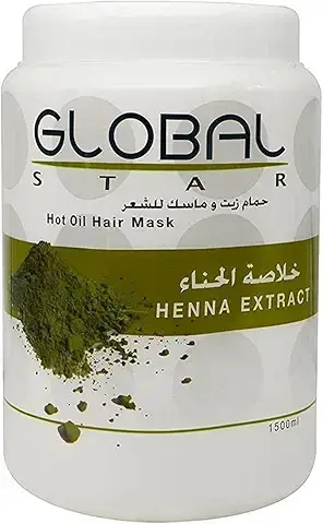 Global Star Henna Hair Mask and Oil Bath 1500ml