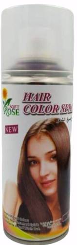 Soft Rose Temporary Hair Dye Spray Coffee Color 138ml