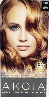 Akoia Collagen Rich Hair Dye Light Caramel 7.88