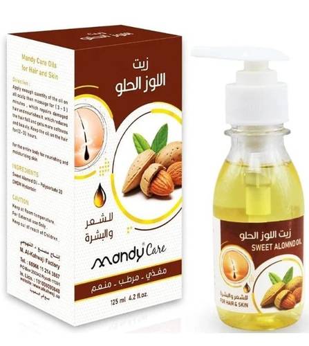 ماندي كير زيت اللوز الحلو للشعر و البشرة - 125 مل
