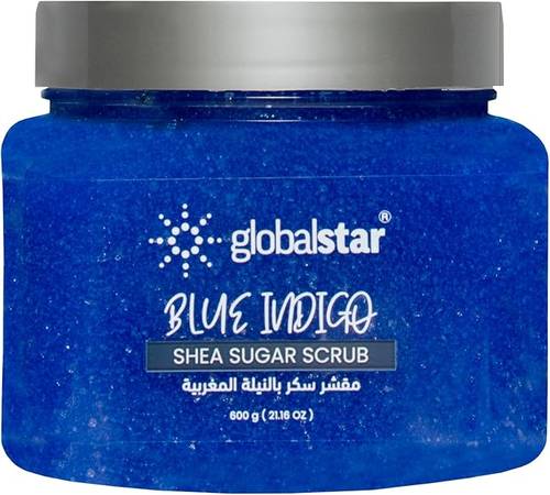 Global Star Moroccan Indigo Sugar Scrub for Face and Body - 600g