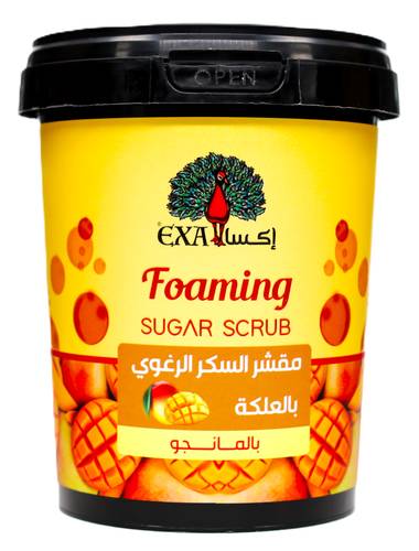 اكسا مقشر السكر الرغوي بالعلكة و بالمانجو - 500 جرام