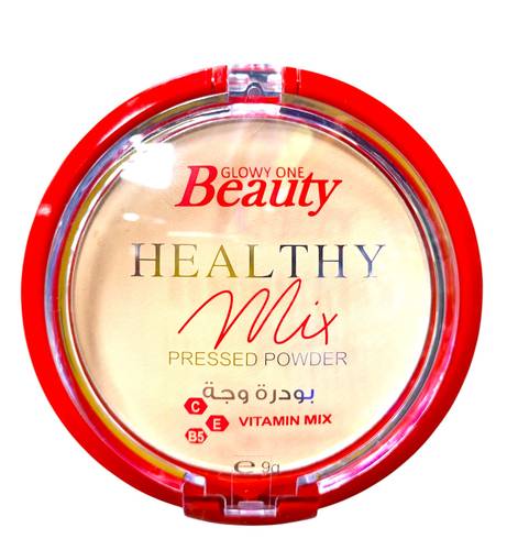 Glowy One Beauty Healthy Mix Pressed Face Powder - 9g