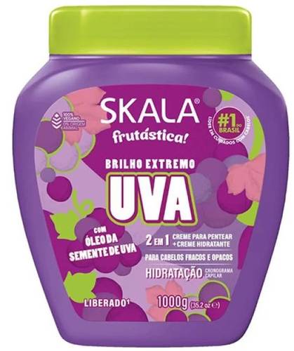 Skala Frutastica Nourishing Hair Cream 2 in 1 with Grape Mask & Leave-in - 1000g