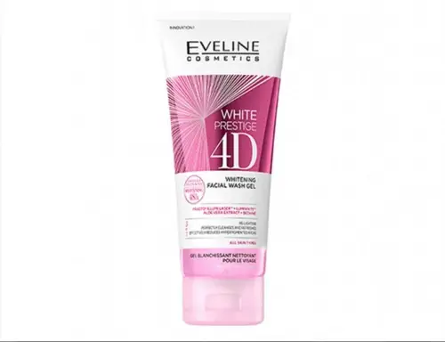 Eveline White Prestige 4D Whitening Facial Wash Gel - 200 ml