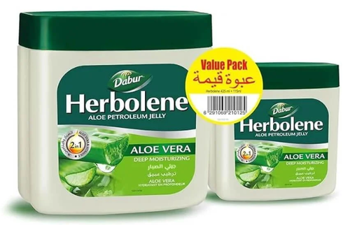 Dabur Herbaline Petroleum Jelly with Aloe Vera - 425ml + 115ml