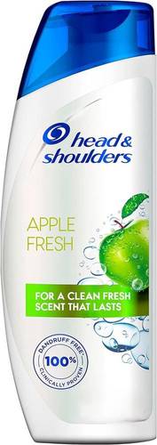 Head & Shoulders Apple Fresh Anti-Dandruff Shampoo for a fresh, lasting scent, 190 ml