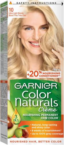 Garnier Color Naturals Hair Dye Cream No. 10 Light Ash Blonde