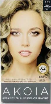 AKOiA Collagen Rich Hair Dye Light Olive Blonde 9.11