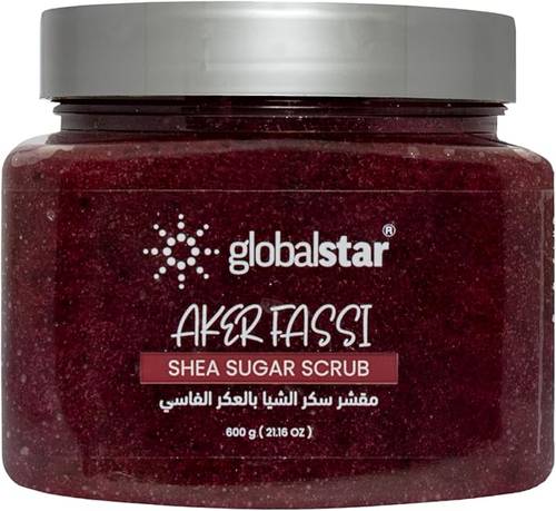 Global Star Shea Sugar Face and Body Scrub with Aker Fassi - 600g