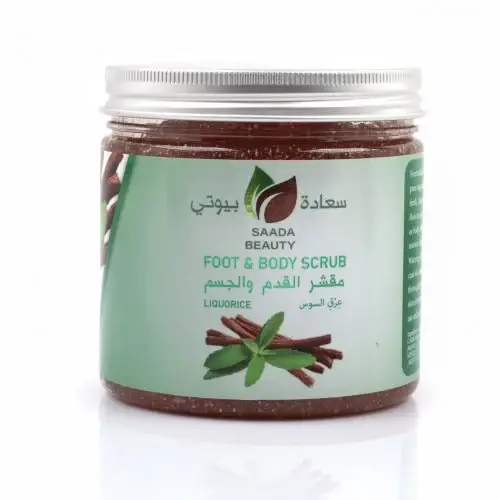 Saada Beauty Foot and Body Scrub with Licorice Extract 500ml