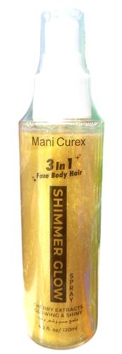 Mani Curex 3 in 1 Shimmer Glow Body, Hair & Face Spray - 120ml