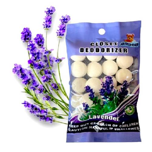 Lavender-scented wardrobe freshener tablets - 100 grams