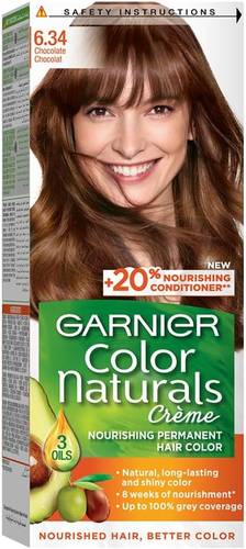 Garnier Color Naturals Crème Hair Dye No. 6.34 Chocolate Brown