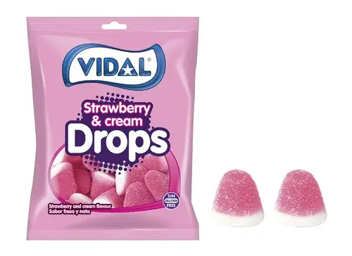 Vidal Strawberry, Cream & Vanilla Jelly 90g