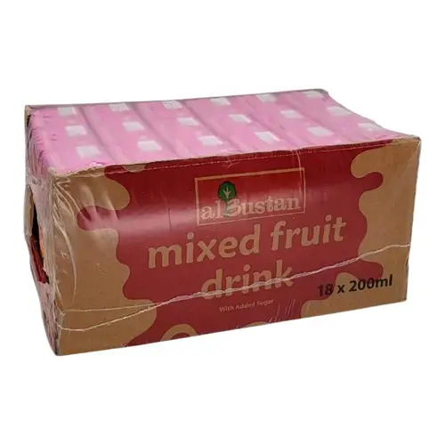 Al Bustan Mixed Fruit Drink, 18 Cans * 200ml