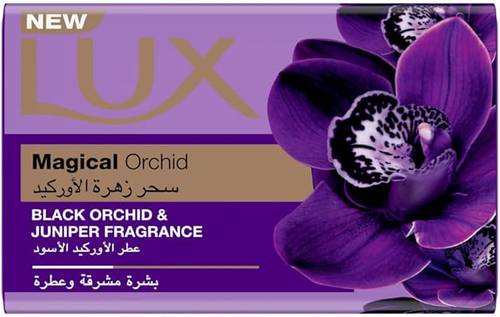Lux Orchid Flower Magic Soap, Black Orchid Perfume, Bright and Fragrant Skin - 170 gm