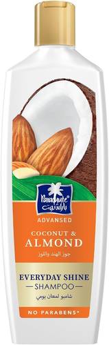Parachute Advansed Everyday Shine Almond & Coconut Shampoo Nourishes and Provides Intense Moisture to Hair 0% Harmful Chemicals 340ml
