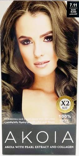 Akoia Collagen Rich Hair Dye, Olive Blonde, No. 7.11