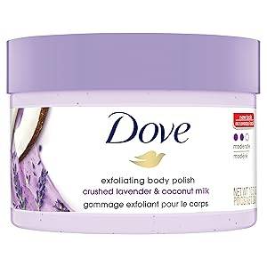 Dove Lavender & Coconut Milk Body Scrub - 298g