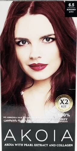 Akoia Collagen Rich Hair Dye Burgundy 6.5