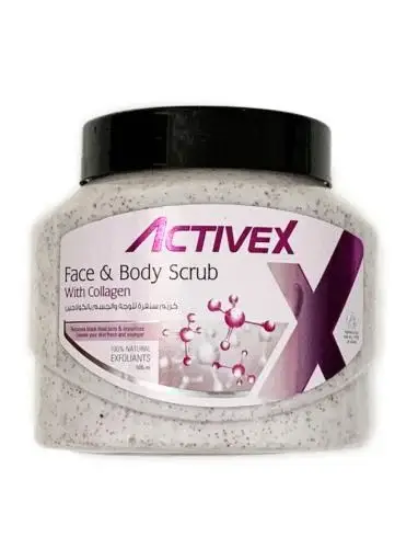 Active X Collagen Face and Body Scrub Gel - 500ml