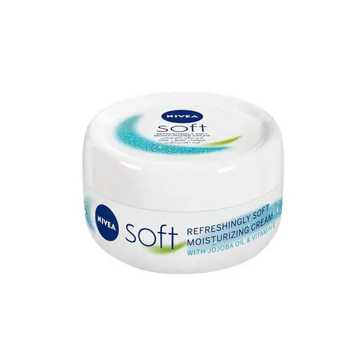NIVEA Soft Moisturizing Cream, Smooth & Refreshing for Face, Body & Hands - 200ml