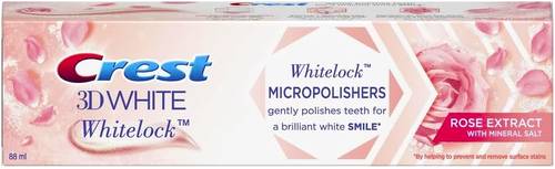 Crest 3D White Look Rose Extract Toothpaste with Mineral Salt - 88ml